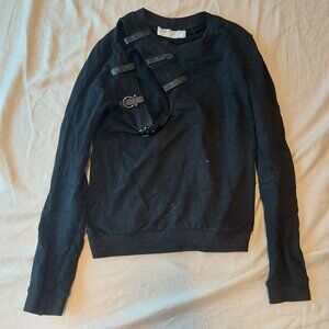 Emma & Sam Punk/Goth Long-Sleeve Top (Size XS)